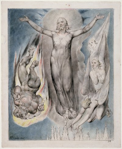 Christ placé sur le pinacle du temple, illustration de 